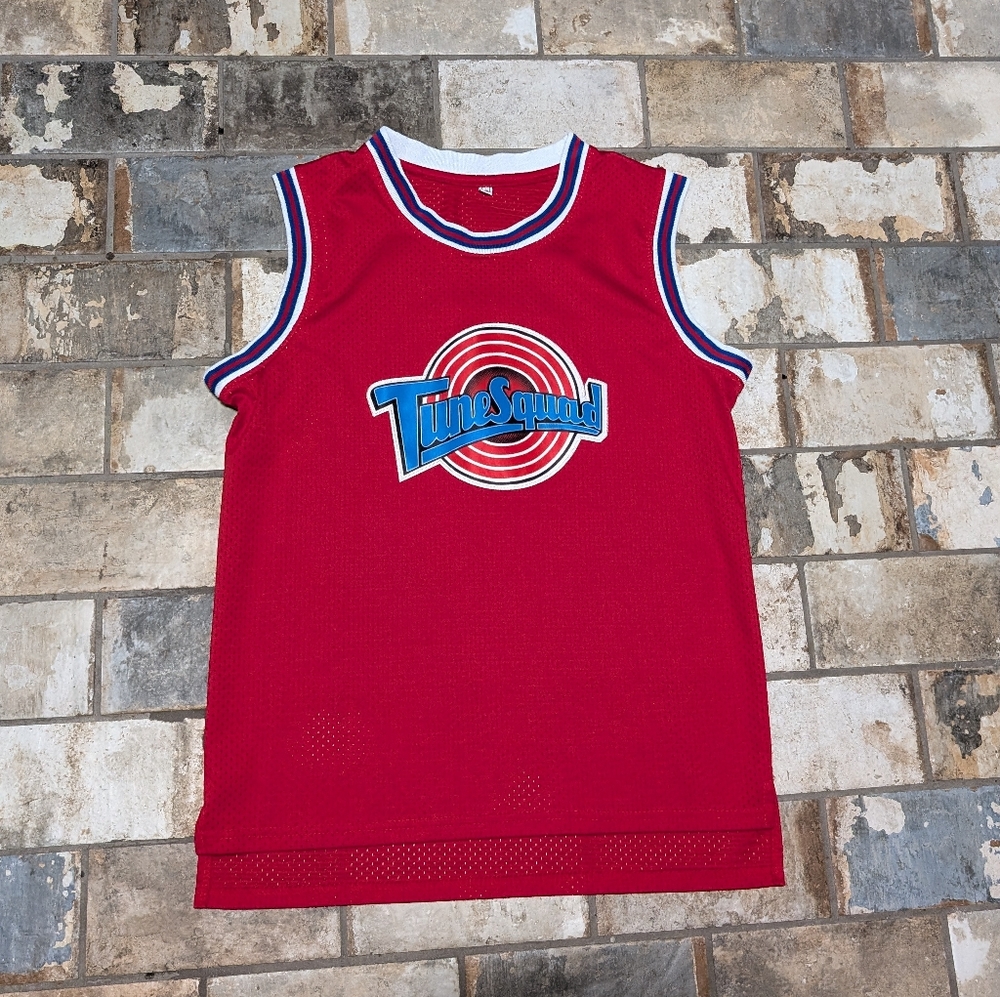Tune Squad Bugs Bunny Basketball Jersey Red Large Space Jam Looney Tunes